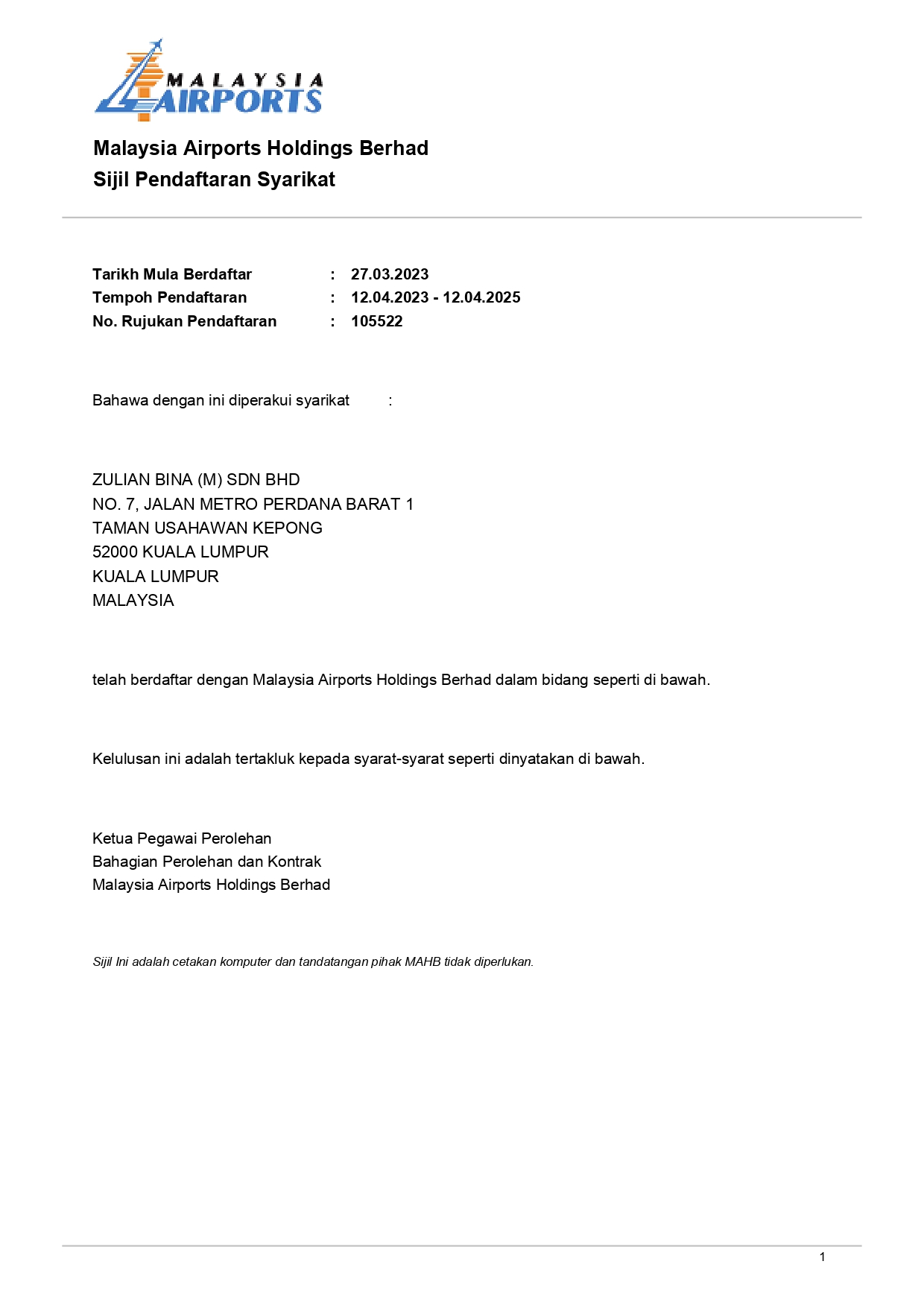 Malaysia Airport Berhad